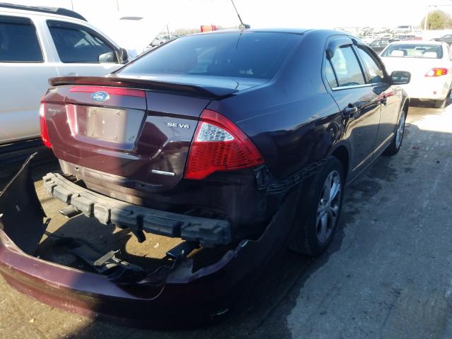 Photo 3 VIN: 3FAHP0HG2BR170613 - FORD FUSION SE 