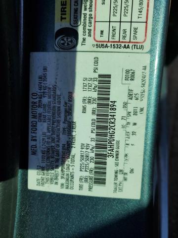 Photo 11 VIN: 3FAHP0HG2CR341894 - FORD FUSION SE 