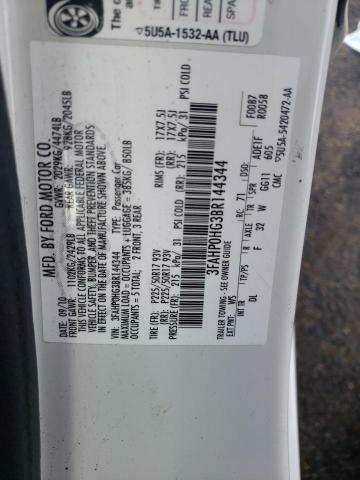 Photo 9 VIN: 3FAHP0HG3BR144344 - FORD FUSION SE 