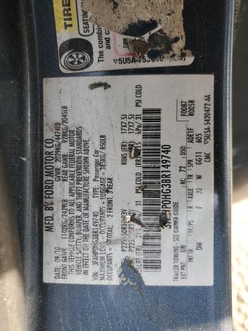 Photo 12 VIN: 3FAHP0HG3BR149740 - FORD FUSION SE 