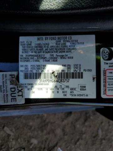 Photo 11 VIN: 3FAHP0HG8AR383757 - FORD FUSION SE 