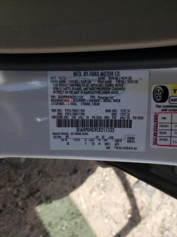 Photo 9 VIN: 3FAHP0HG9CR211532 - FORD FUSION SE 