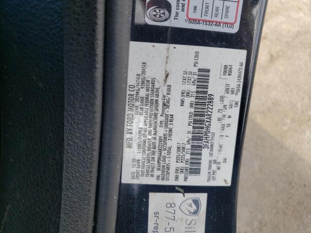 Photo 11 VIN: 3FAHP0HGXAR222889 - FORD FUSION SE 