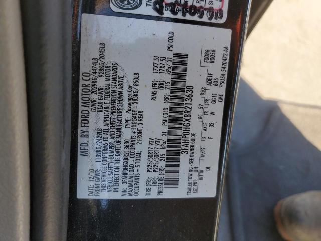 Photo 11 VIN: 3FAHP0HGXBR213630 - FORD FUSION SE 