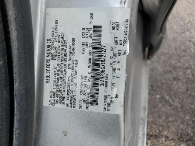 Photo 11 VIN: 3FAHP0HGXCR321277 - FORD FUSION SE 