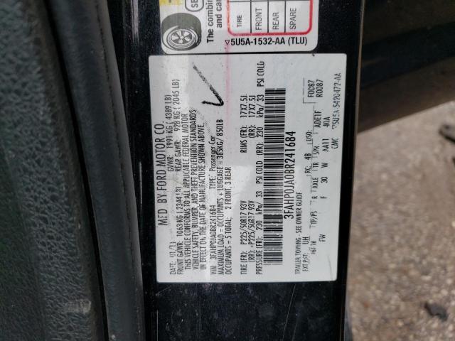 Photo 11 VIN: 3FAHP0JA0BR241684 - FORD FUSION SEL 