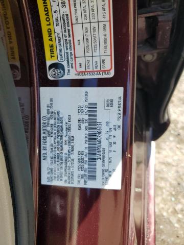 Photo 11 VIN: 3FAHP0JA0CR406151 - FORD FUSION 