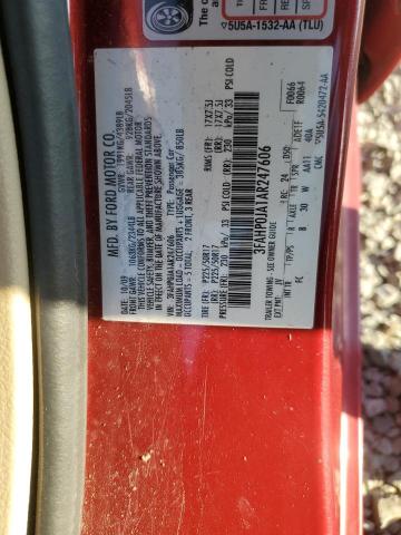 Photo 11 VIN: 3FAHP0JA1AR247606 - FORD FUSION SEL 