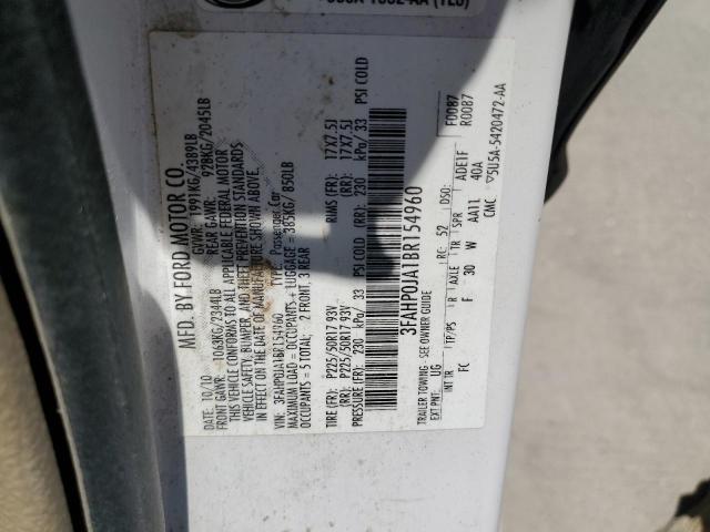 Photo 11 VIN: 3FAHP0JA1BR154960 - FORD FUSION SEL 