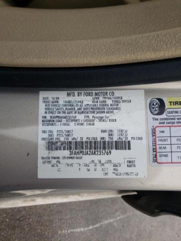 Photo 9 VIN: 3FAHP0JA2AR235769 - FORD FUSION SEL 