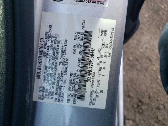 Photo 12 VIN: 3FAHP0JA2BR150447 - FORD FUSION 