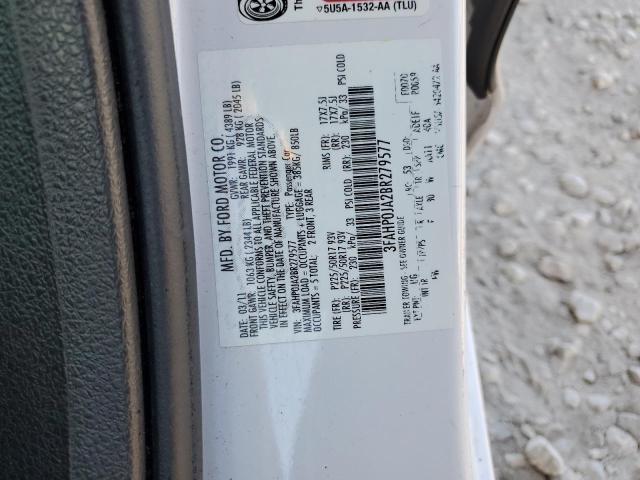 Photo 12 VIN: 3FAHP0JA2BR279577 - FORD FUSION SEL 