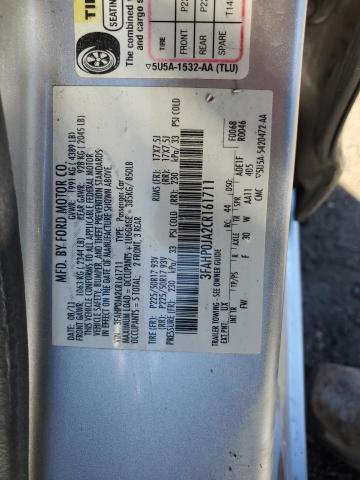 Photo 11 VIN: 3FAHP0JA2CR161711 - FORD FUSION SEL 