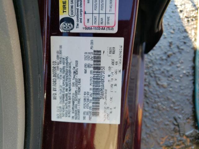 Photo 9 VIN: 3FAHP0JA4BR273151 - FORD FUSION SEL 