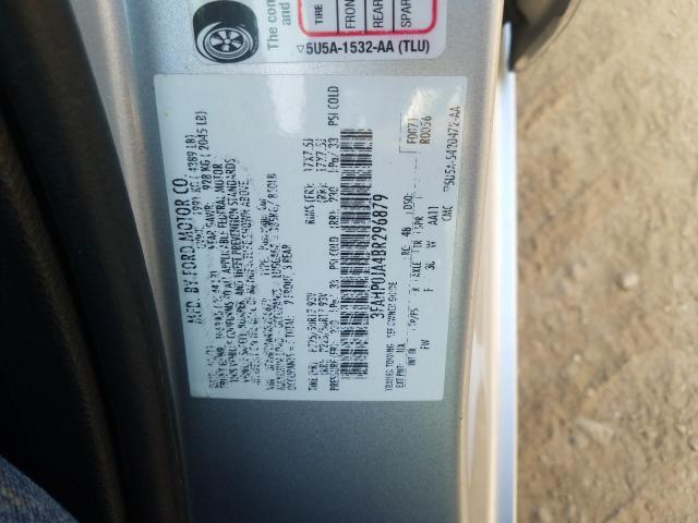 Photo 9 VIN: 3FAHP0JA4BR296879 - FORD FUSION SEL 