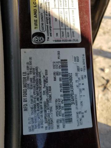 Photo 11 VIN: 3FAHP0JA5BR248002 - FORD FUSION 