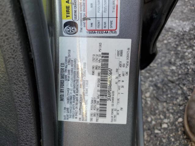 Photo 11 VIN: 3FAHP0JA6AR265647 - FORD FUSION SEL 