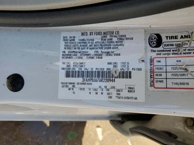 Photo 11 VIN: 3FAHP0JA7AR220944 - FORD FUSION SEL 