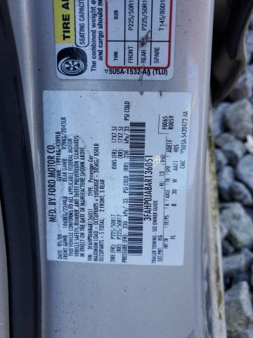 Photo 12 VIN: 3FAHP0JA8AR136051 - FORD FUSION SEL 