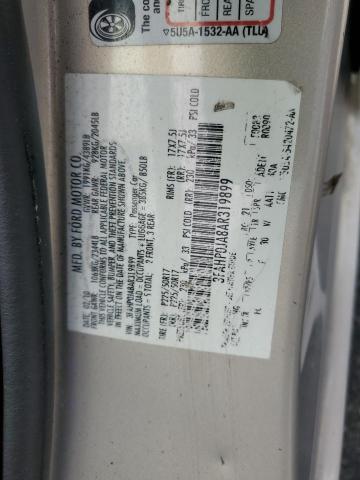 Photo 11 VIN: 3FAHP0JA8AR319899 - FORD FUSION 