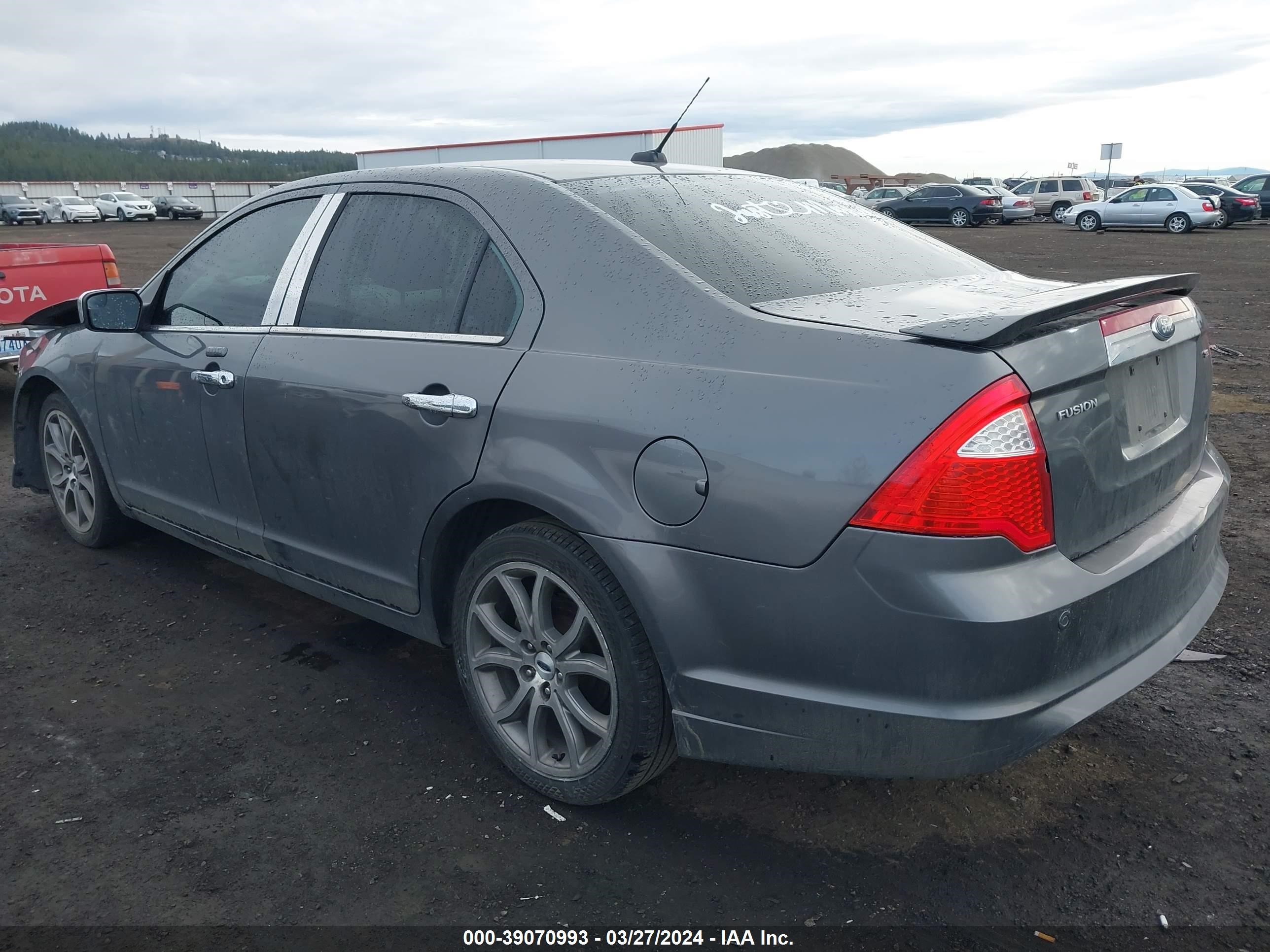 Photo 2 VIN: 3FAHP0JA8CR383640 - FORD FUSION 