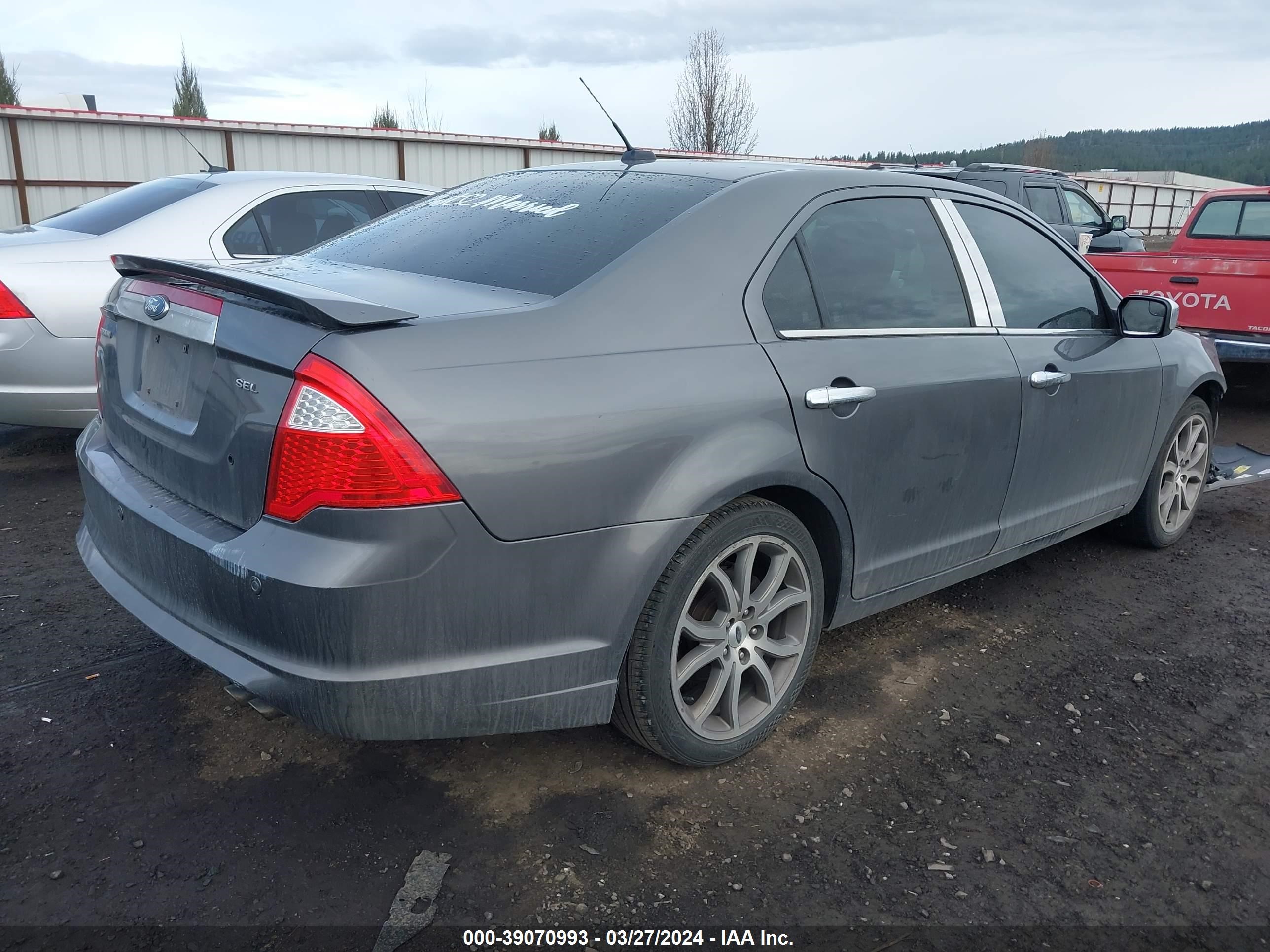 Photo 3 VIN: 3FAHP0JA8CR383640 - FORD FUSION 