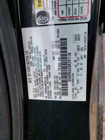 Photo 11 VIN: 3FAHP0JAXBR291136 - FORD FUSION SEL 