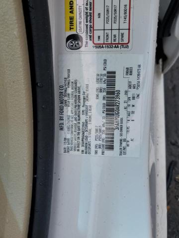 Photo 11 VIN: 3FAHP0JG0AR273960 - FORD FUSION 