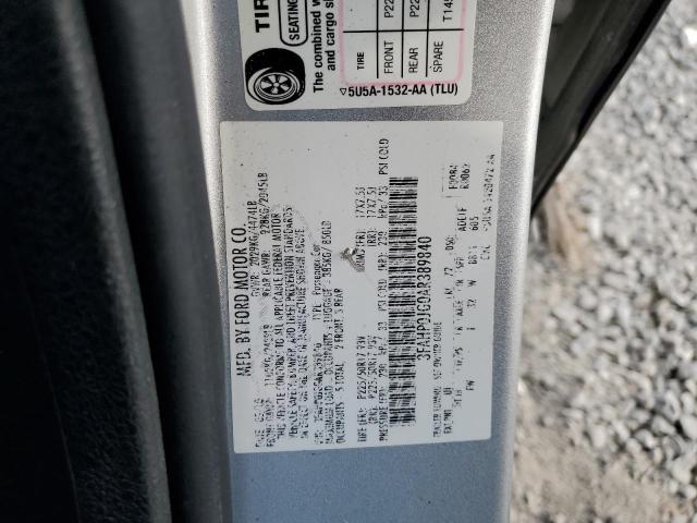 Photo 11 VIN: 3FAHP0JG0AR389840 - FORD FUSION SEL 