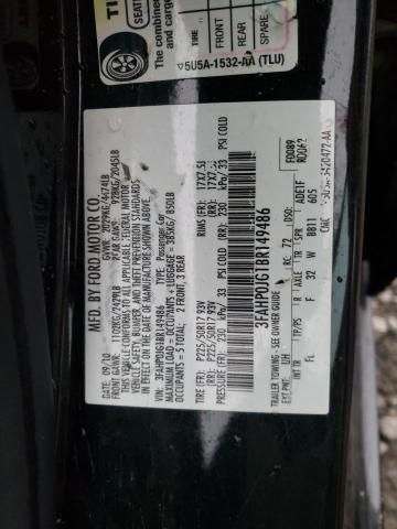 Photo 9 VIN: 3FAHP0JG1BR149486 - FORD FUSION SEL 