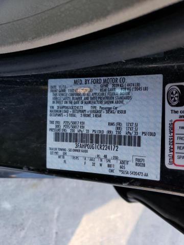 Photo 12 VIN: 3FAHP0JG1CR224172 - FORD FUSION SEL 