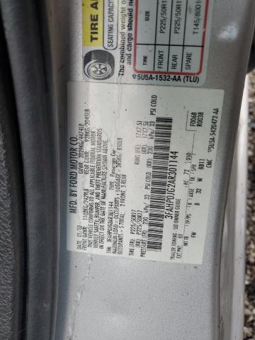 Photo 11 VIN: 3FAHP0JG2AR301144 - FORD FUSION SEL 