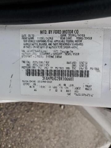 Photo 13 VIN: 3FAHP0JG2BR106601 - FORD FUSION SEL 