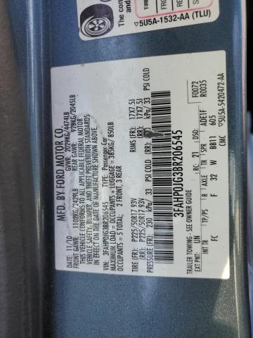 Photo 11 VIN: 3FAHP0JG3BR206545 - FORD FUSION 