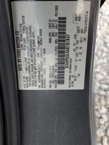 Photo 11 VIN: 3FAHP0JG4AR181847 - FORD FUSION SEL 