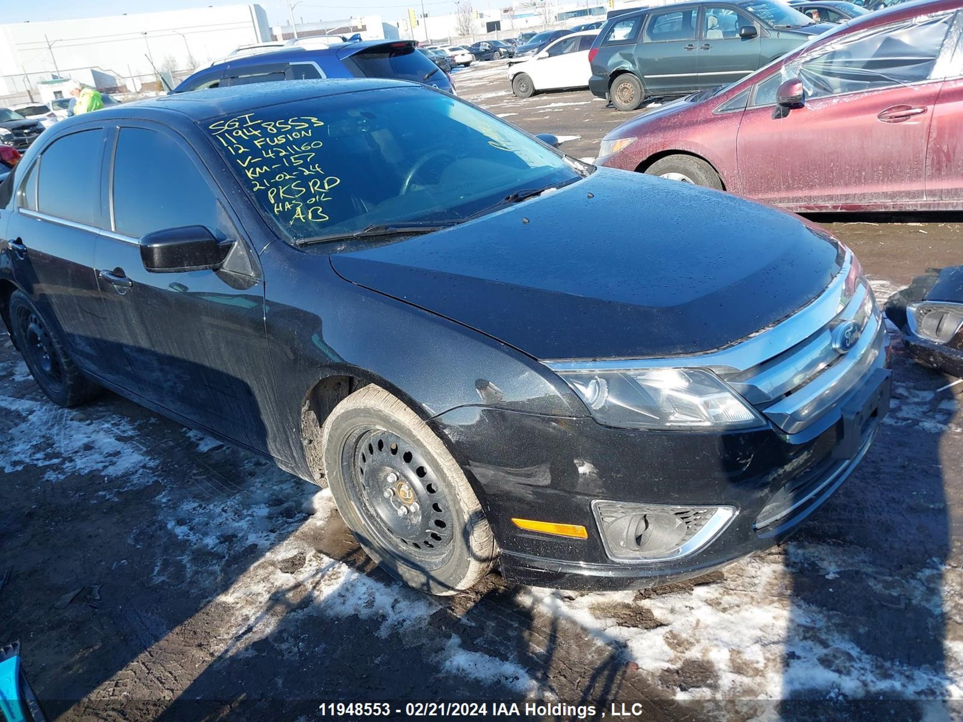 Photo 0 VIN: 3FAHP0JG4CR421160 - FORD FUSION 