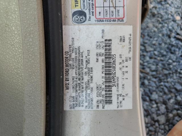 Photo 11 VIN: 3FAHP0JG5AR306225 - FORD FUSION SEL 