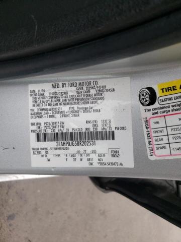 Photo 9 VIN: 3FAHP0JG5BR202531 - FORD FUSION SEL 