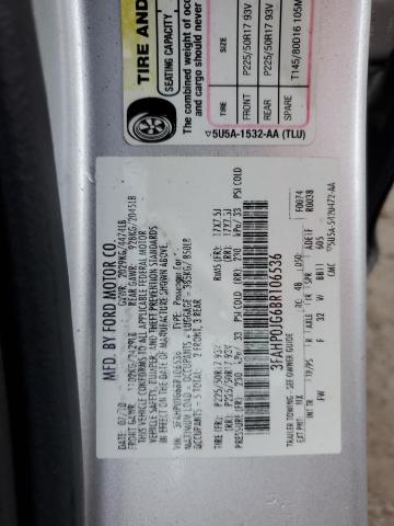 Photo 12 VIN: 3FAHP0JG6BR106536 - FORD FUSION SEL 