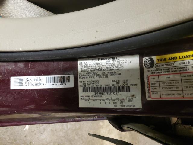 Photo 9 VIN: 3FAHP0JG7BR327367 - FORD FUSION SEL 