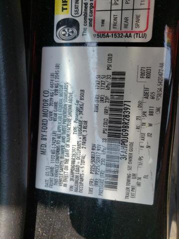 Photo 9 VIN: 3FAHP0JG9BR283971 - FORD FUSION 