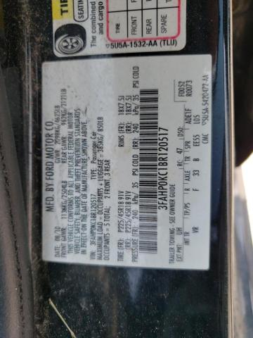 Photo 11 VIN: 3FAHP0KC1BR120517 - FORD FUSION SPO 