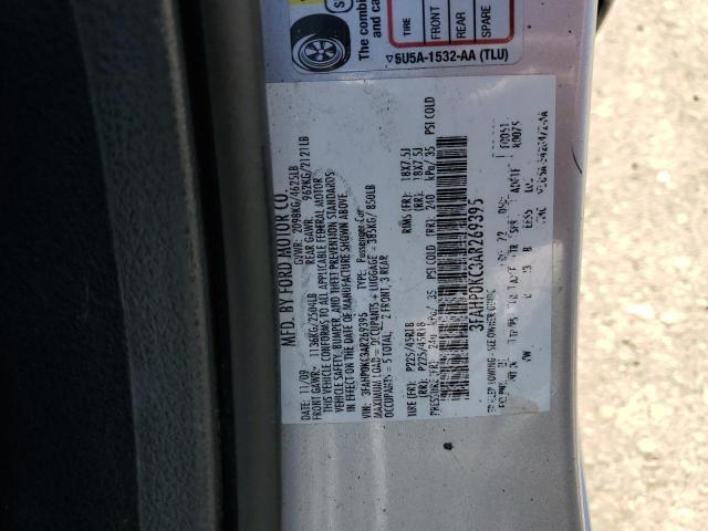 Photo 11 VIN: 3FAHP0KC3AR269395 - FORD FUSION 