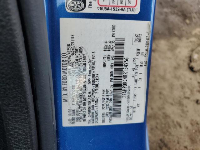 Photo 12 VIN: 3FAHP0KC4BR154256 - FORD FUSION 