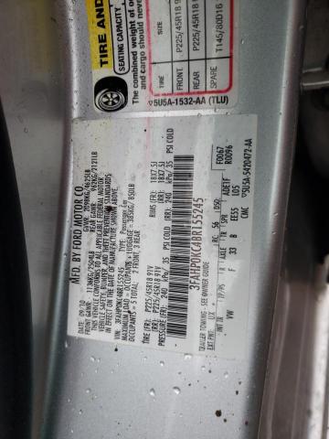 Photo 11 VIN: 3FAHP0KC4BR155245 - FORD FUSION 