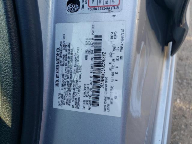 Photo 11 VIN: 3FAHP0KC5AR220392 - FORD FUSION SPO 