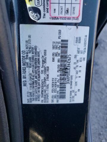 Photo 12 VIN: 3FAHP0KCXCR443675 - FORD FUSION 