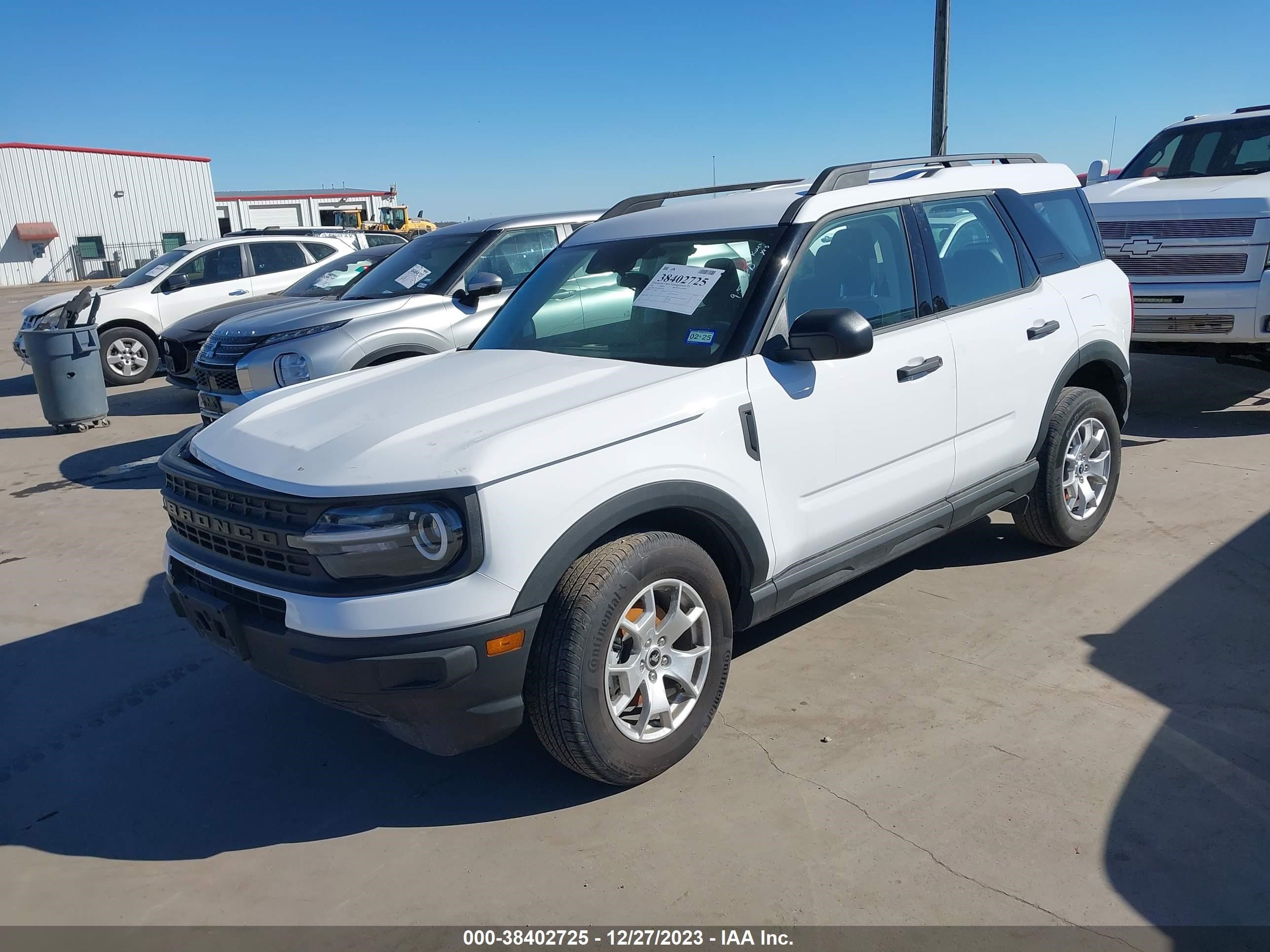 Photo 1 VIN: 3FMCR9A68PRD20196 - FORD BRONCO SPORT 