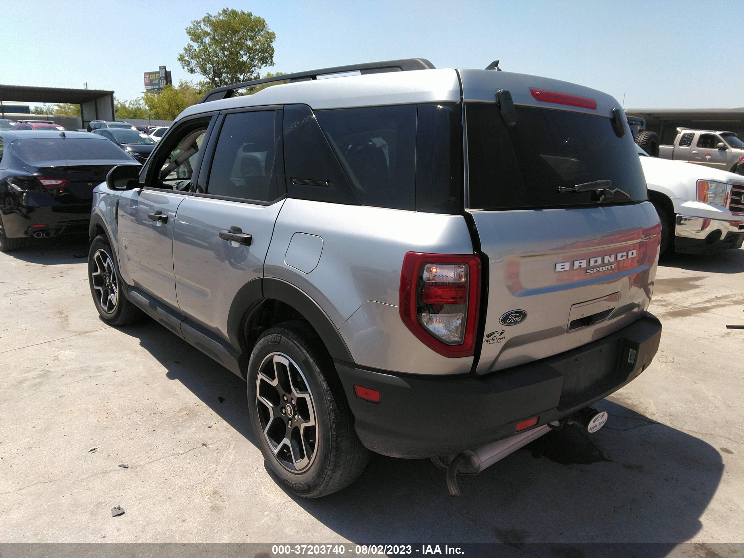 Photo 2 VIN: 3FMCR9B60MRA22025 - FORD BRONCO SPORT 