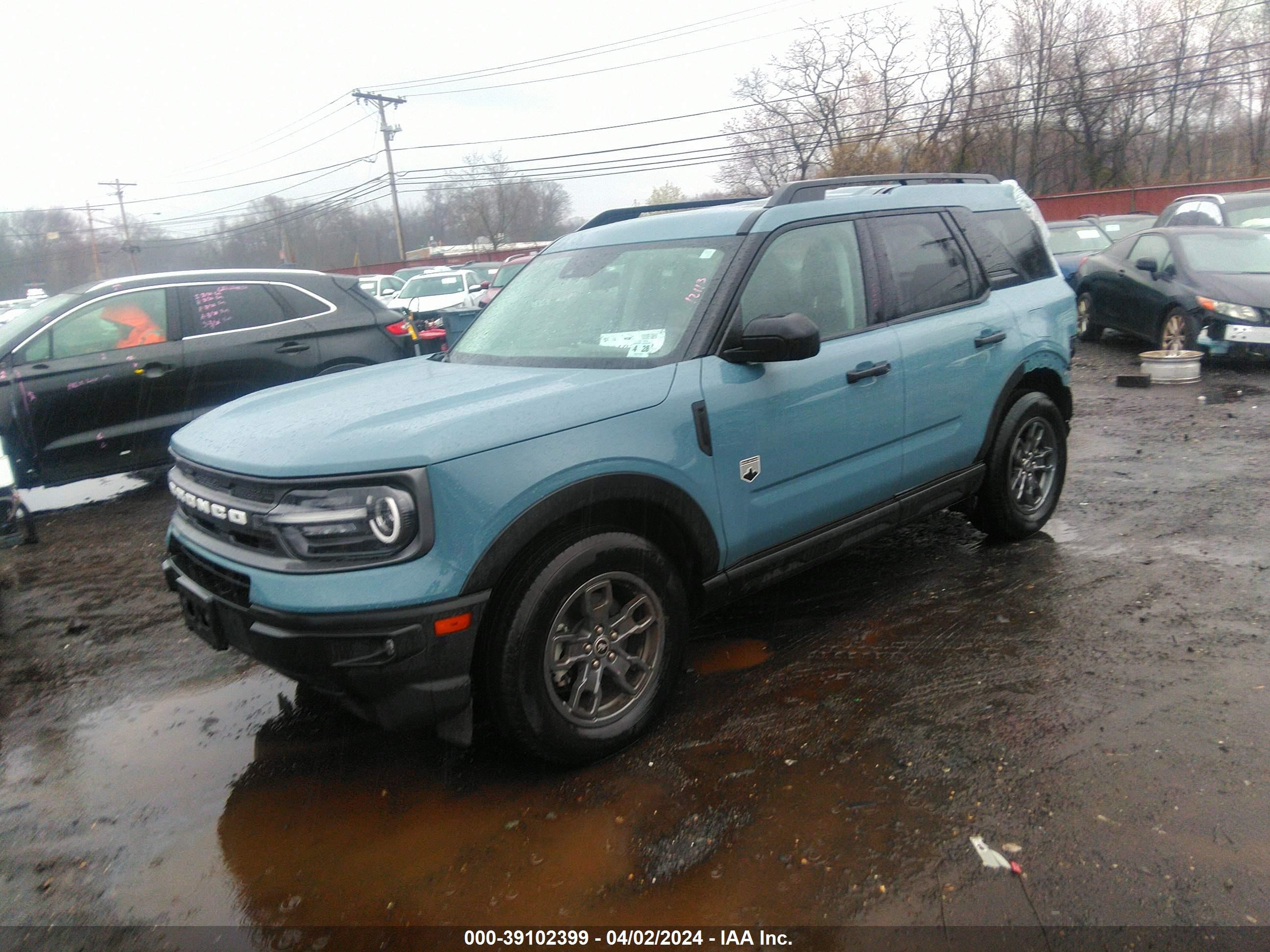 Photo 1 VIN: 3FMCR9B60PRD52218 - FORD BRONCO SPORT 